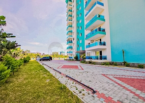 اطلالة بحر - طابق مرتفع - شقة غرفة وصالة مفروشة - في مهموتلار / الانيا 