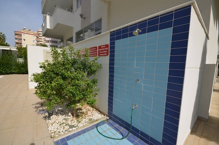 شقة مفروشة - تصميم غرفتين وصالة - 200 م عن البحر - في مهموتلار / الانيا 