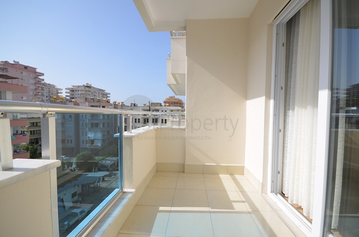 شقة مفروشة - تصميم غرفتين وصالة - 200 م عن البحر - في مهموتلار / الانيا 