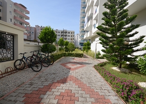 شقة مفروشة - تصميم غرفتين وصالة - 200 م عن البحر - في مهموتلار / الانيا 