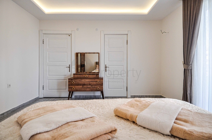 شقة مفروشة - غرفة وصالة - قريبة من البحر - في مهموتلار / الانيا 