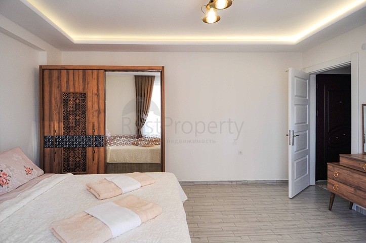 شقة مفروشة - غرفة وصالة - قريبة من البحر - في مهموتلار / الانيا 