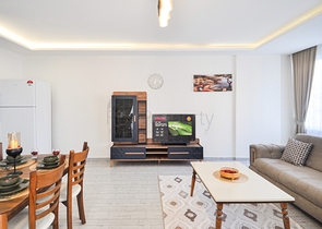 شقة مفروشة - غرفة وصالة - قريبة من البحر - في مهموتلار / الانيا 