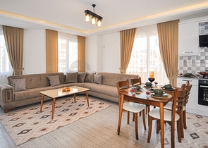 شقة مفروشة - غرفة وصالة - قريبة من البحر - في مهموتلار / الانيا 