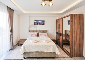 شقة مفروشة - غرفة وصالة - قريبة من البحر - في مهموتلار / الانيا 