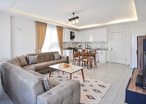 شقة مفروشة - غرفة وصالة - قريبة من البحر - في مهموتلار / الانيا 