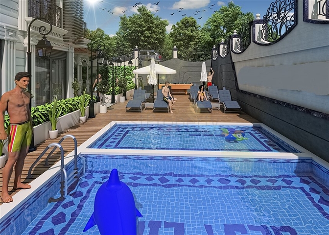 شقق بالاقساط - غرفة وصالة وغرفتبن وصالة - في مهموتلار / الانيا 