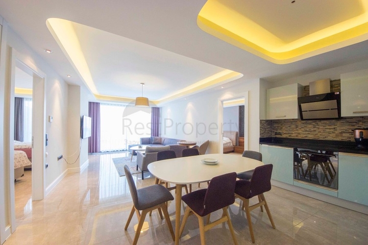 اطلالة بحرية - مجمع فاخر - شقة غرفتين وصالة - في كوناكليه / الانيا 