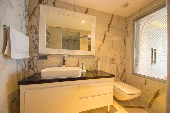 اطلالة بحرية - مجمع فاخر - شقة غرفتين وصالة - في كوناكليه / الانيا 