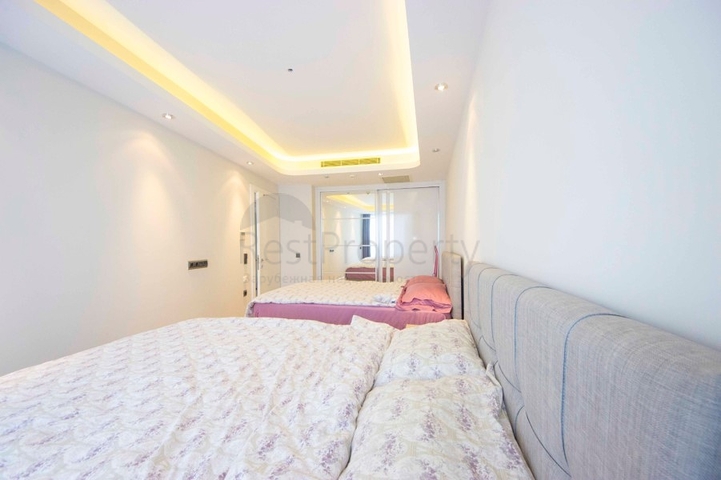 اطلالة بحرية - مجمع فاخر - شقة غرفتين وصالة - في كوناكليه / الانيا 