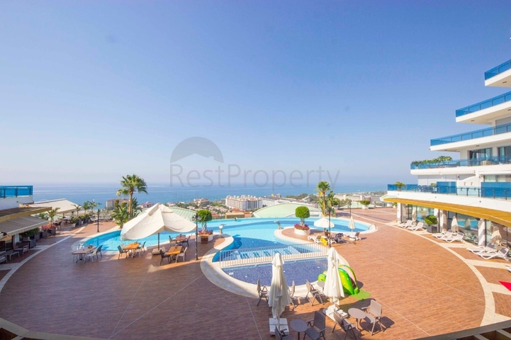 اطلالة بحرية - مجمع فاخر - شقة غرفتين وصالة - في كوناكليه / الانيا 