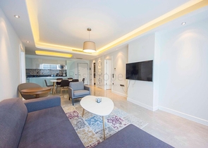 اطلالة بحرية - مجمع فاخر - شقة غرفتين وصالة - في كوناكليه / الانيا 