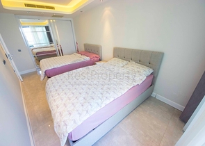 اطلالة بحرية - مجمع فاخر - شقة غرفتين وصالة - في كوناكليه / الانيا 