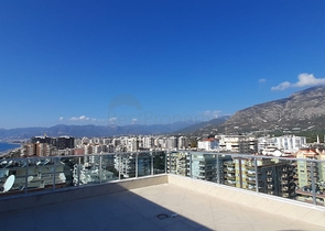 على البحر مباشرة - شقة فاخرة - تصميم غرفتين وصالة - مجمع فاخر - في مهموتلار / الانيا 