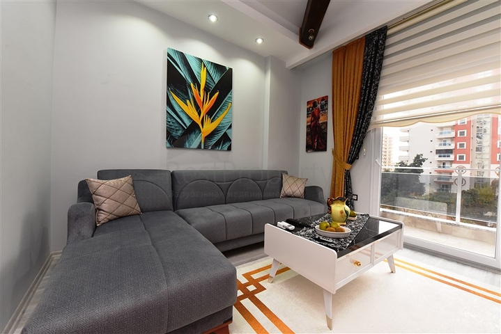 شقة غرفة وصالة - مفروشة - ضمن مجمع حديث 2020 - في مهموتلار / الانيا 