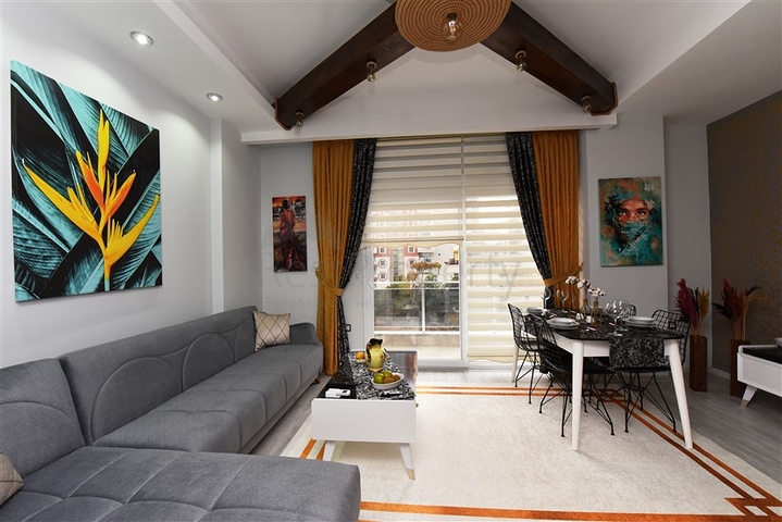 شقة غرفة وصالة - مفروشة - ضمن مجمع حديث 2020 - في مهموتلار / الانيا 