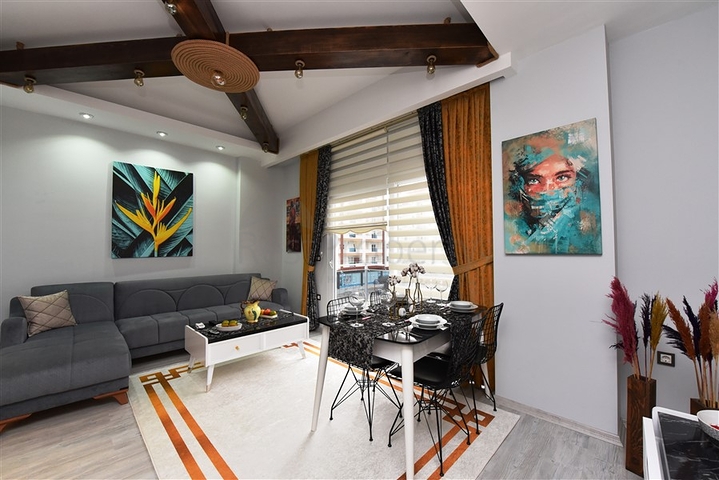 شقة غرفة وصالة - مفروشة - ضمن مجمع حديث 2020 - في مهموتلار / الانيا 