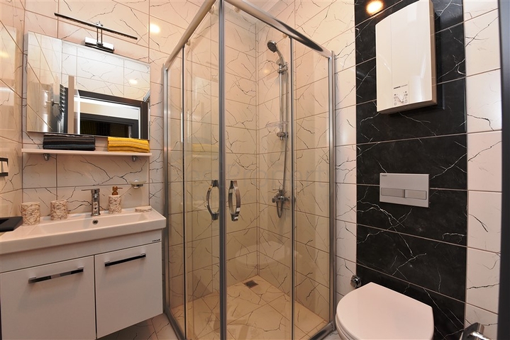 شقة غرفة وصالة - مفروشة - ضمن مجمع حديث 2020 - في مهموتلار / الانيا 