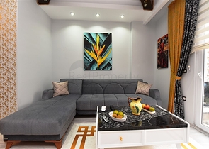 شقة غرفة وصالة - مفروشة - ضمن مجمع حديث 2020 - في مهموتلار / الانيا 