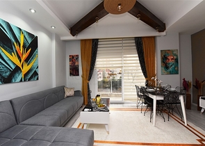 شقة غرفة وصالة - مفروشة - ضمن مجمع حديث 2020 - في مهموتلار / الانيا 