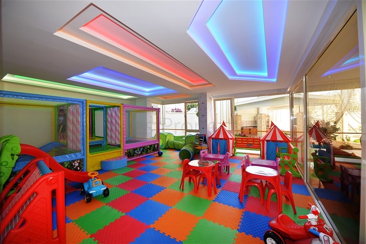 اطلالة بحر - طابق مرتفع - شقة 1+1 - ضمن مجمع فاخر - في مهموتلار / الانيا 