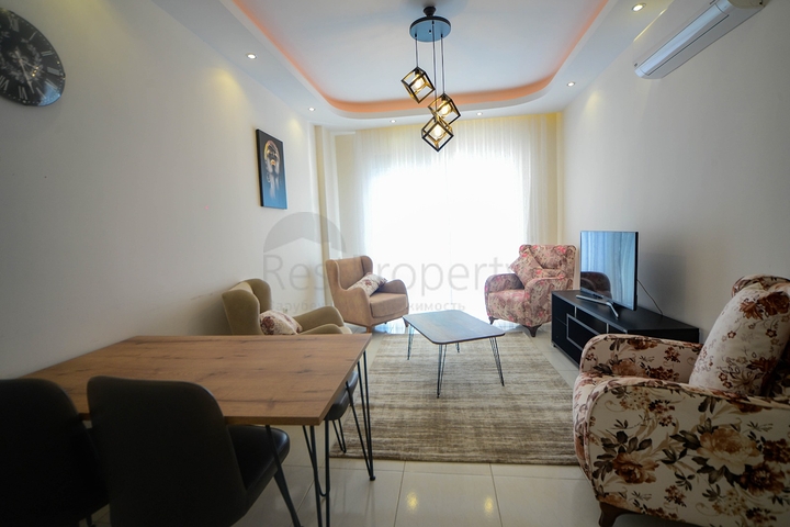 اطلالة بحر - طابق مرتفع - شقة 1+1 - ضمن مجمع فاخر - في مهموتلار / الانيا 