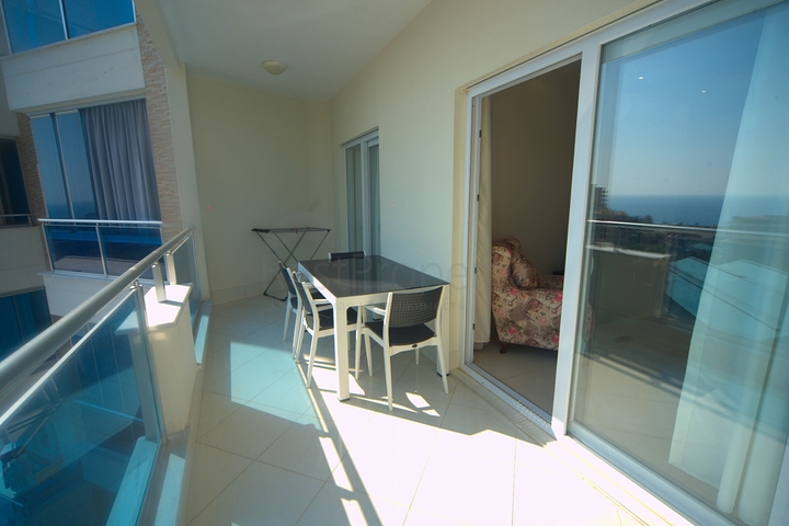 اطلالة بحر - طابق مرتفع - شقة 1+1 - ضمن مجمع فاخر - في مهموتلار / الانيا 