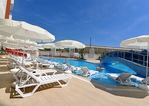 اطلالة بحر - طابق مرتفع - شقة 1+1 - ضمن مجمع فاخر - في مهموتلار / الانيا 