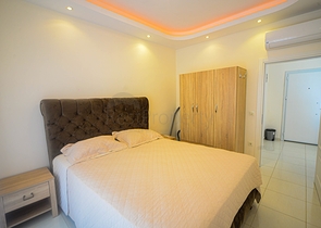 اطلالة بحر - طابق مرتفع - شقة 1+1 - ضمن مجمع فاخر - في مهموتلار / الانيا 