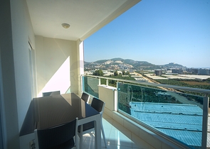 اطلالة بحر - طابق مرتفع - شقة 1+1 - ضمن مجمع فاخر - في مهموتلار / الانيا 