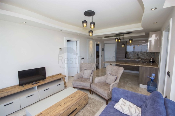 اطلالة بحر - مجمع فاخر - شقة غرفتين وصالة - في كوناكليه / الانيا 