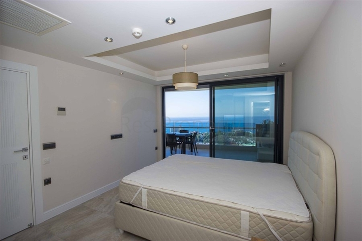 اطلالة بحر - مجمع فاخر - شقة غرفتين وصالة - في كوناكليه / الانيا 