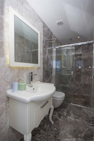 اطلالة بحر - مجمع فاخر - شقة غرفتين وصالة - في كوناكليه / الانيا 