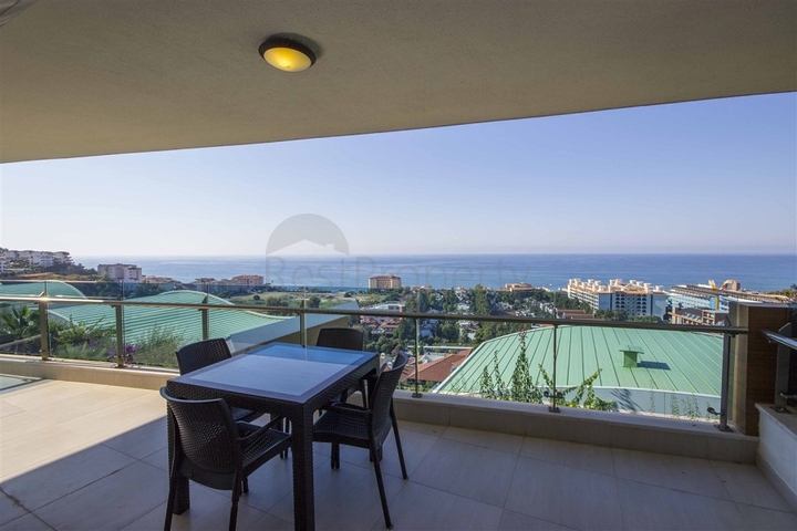 اطلالة بحر - مجمع فاخر - شقة غرفتين وصالة - في كوناكليه / الانيا 