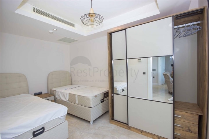 اطلالة بحر - مجمع فاخر - شقة غرفتين وصالة - في كوناكليه / الانيا 