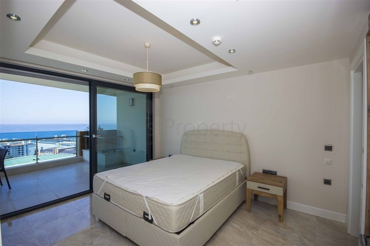 اطلالة بحر - مجمع فاخر - شقة غرفتين وصالة - في كوناكليه / الانيا 