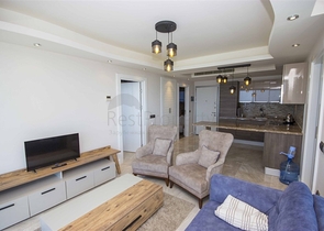 اطلالة بحر - مجمع فاخر - شقة غرفتين وصالة - في كوناكليه / الانيا 