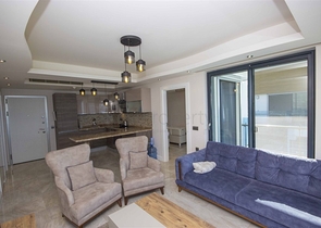 اطلالة بحر - مجمع فاخر - شقة غرفتين وصالة - في كوناكليه / الانيا 