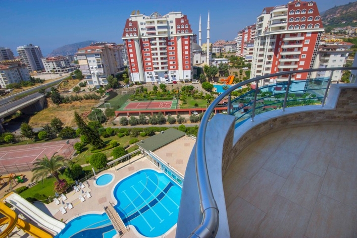 اطلالة جبلية خلابة - شقة عائلية 2 غرفة وصالة - ضمن مجمع سكني في منطقة هادئة وقريبة من المركز - جيكجلي / الانيا