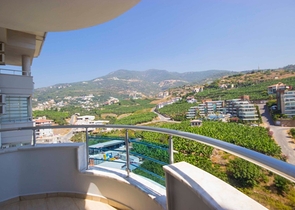 اطلالة جبلية خلابة - شقة عائلية 2 غرفة وصالة - ضمن مجمع سكني في منطقة هادئة وقريبة من المركز - جيكجلي / الانيا