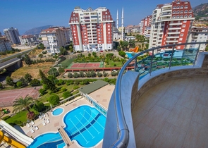 اطلالة جبلية خلابة - شقة عائلية 2 غرفة وصالة - ضمن مجمع سكني في منطقة هادئة وقريبة من المركز - جيكجلي / الانيا