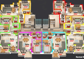 بالاقساط دون فوائد - شقق قيد الانشاء - في مهموتلار / الانيا 