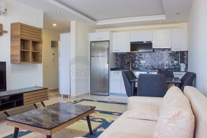 ضمن مجمع 5 نجوم -شقة غرفة وصالة مفروشة - في منطقة اوبا المركزية / الانيا 