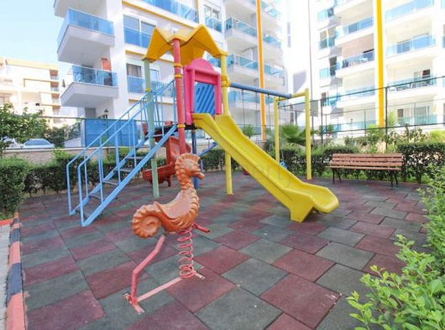 شقة غرفة وصالة - مفروشة - طابق مرتفع - ضمن مجمع - في مهموتلار / الانيا 