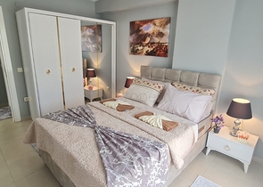 شقة غرفة وصالة - مفروشة - طابق مرتفع - ضمن مجمع - في مهموتلار / الانيا 