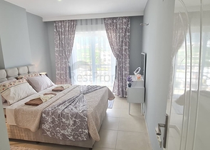 شقة غرفة وصالة - مفروشة - طابق مرتفع - ضمن مجمع - في مهموتلار / الانيا 