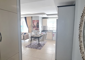 شقة غرفة وصالة - مفروشة - طابق مرتفع - ضمن مجمع - في مهموتلار / الانيا 