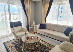 شقة غرفة وصالة - مفروشة - طابق مرتفع - ضمن مجمع - في مهموتلار / الانيا 