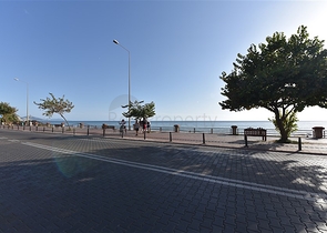 على البحر مباشرة وفي مركز الانيا - شقة 3 غرف وصالة - مناسبة كاستثمار ناجح . 