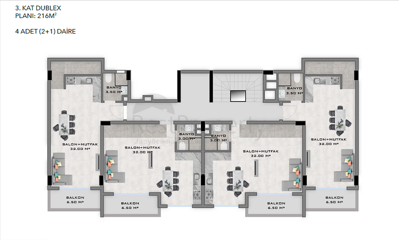 بالاقساط دون فائدة - شقق في منطقة اوبا المركزية / الانيا 